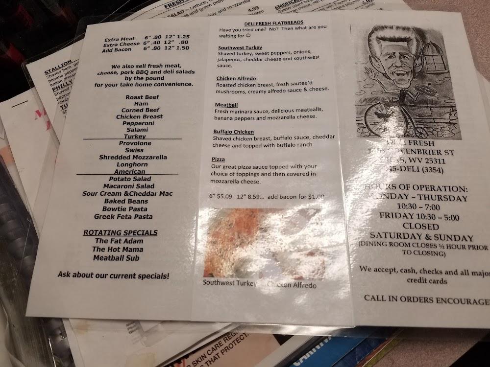 Deli-Fresh Menu image 2